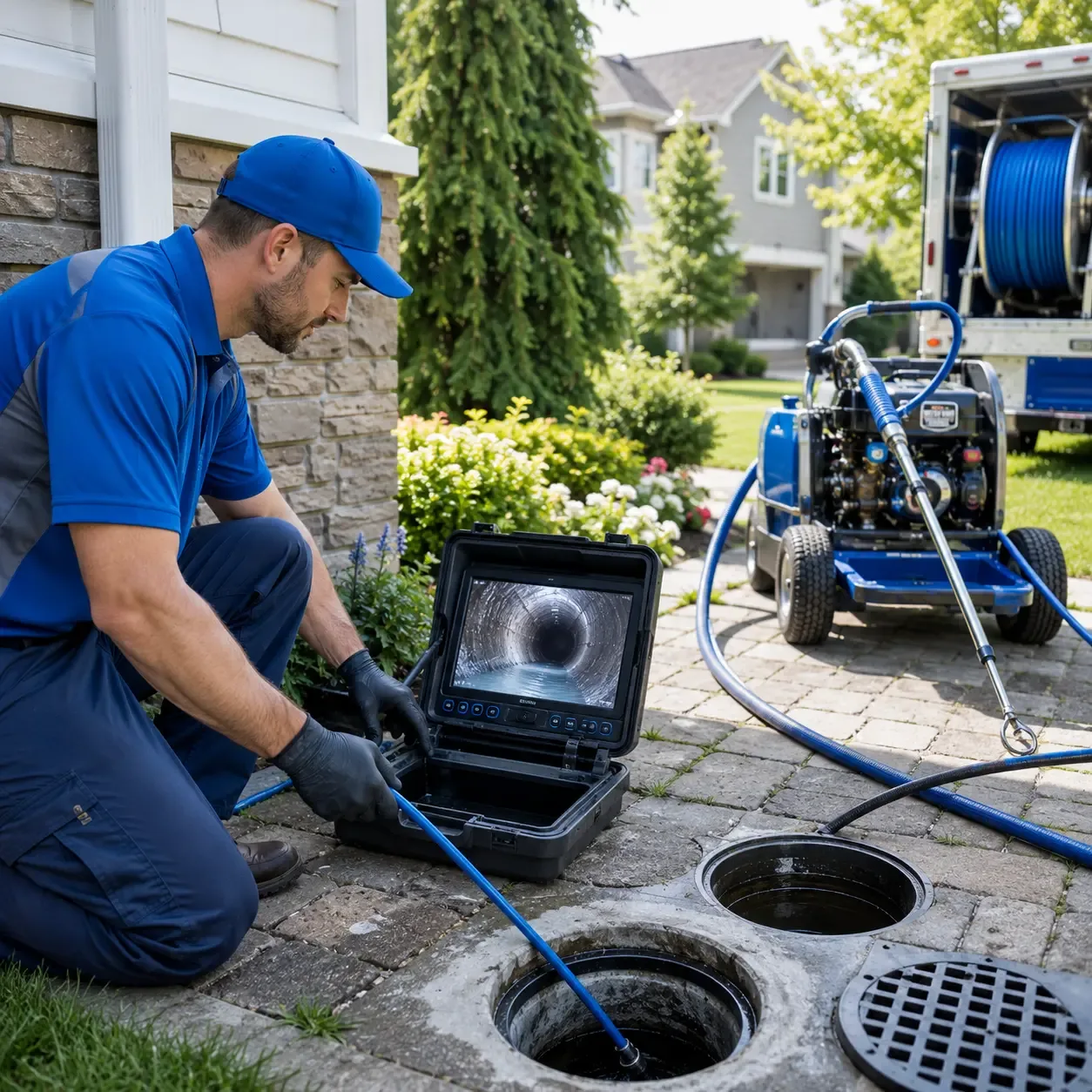 Outdoor drain cleaning professionals serving Pickerel, WI