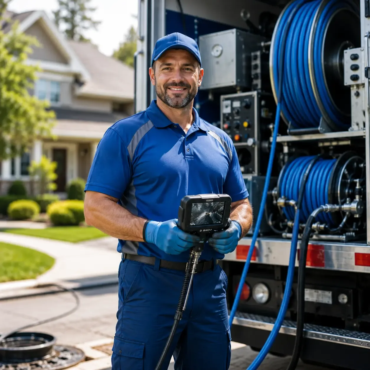 Local outdoor drain cleaning specialists in Pickerel, WI